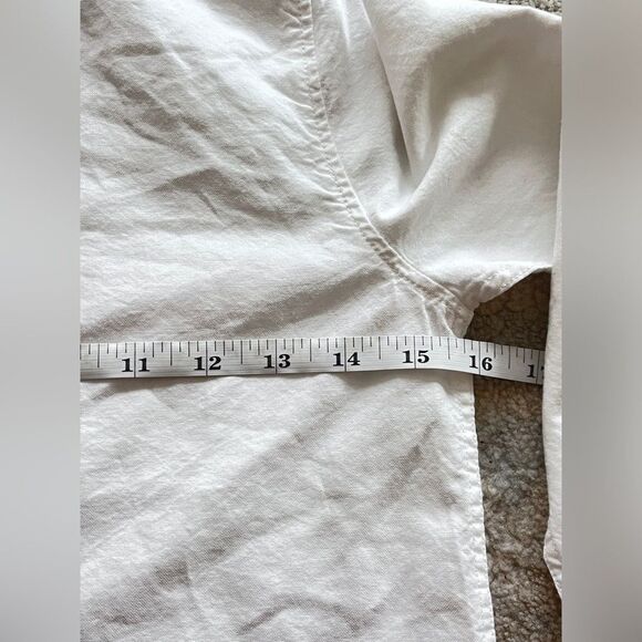 NWT Zara Boys White Oxford Cotton Shirt Long Sleeve Sz 8 - Picture 3 of 8